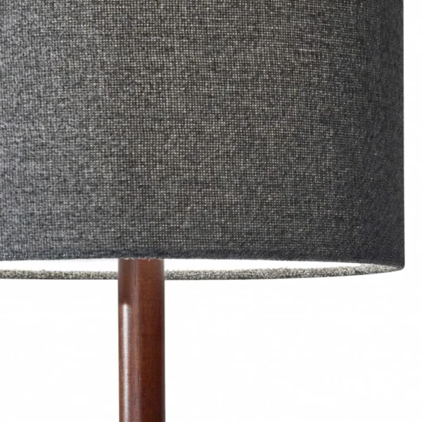 HMS Modern Walnut Wood Table Lamp – LED Ambient Light for Home & Office - Image 4