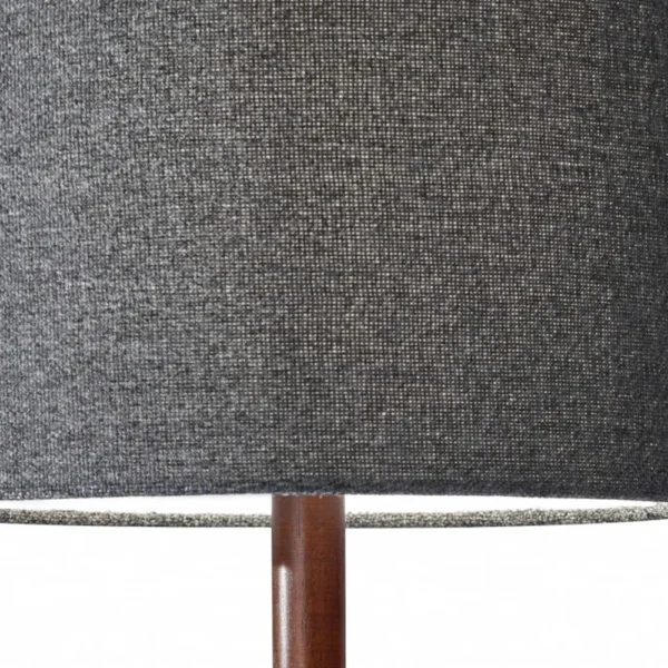 HMS Modern Walnut Wood Table Lamp – LED Ambient Light for Home & Office - Image 5
