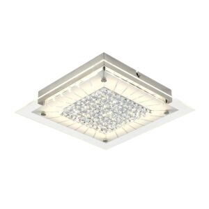 11'' Dimmable LED Flush Mount Ceiling Light – 4000K Modern Bedroom Fixture