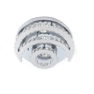 Modern LED Crystal Chandelier – Bedroom Pendant Ceiling Light Fixture