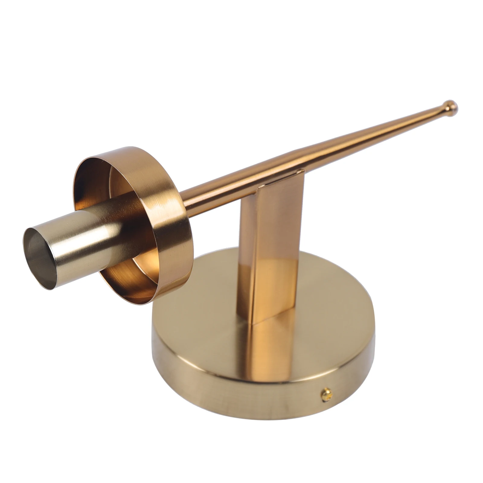 Modern Gold Wall Sconce Light – Single Head Hardwired Fixture, E26 Bulb - Image 9