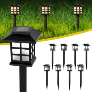 Solar LED Pathway Lights – IP65 Waterproof Outdoor Landscape Lighting