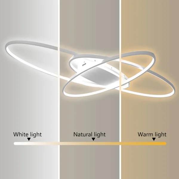 Modern Geometric Ceiling & Wall Lamp – Multifunctional LED Light Fixture - Image 6