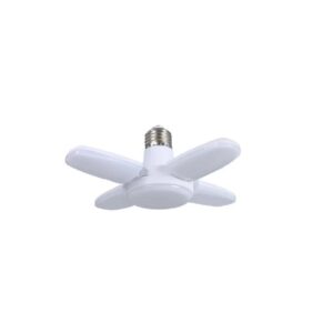 LED 4-Leaf Foldable E27 Pendant Light – Warm White Kitchen & Garage