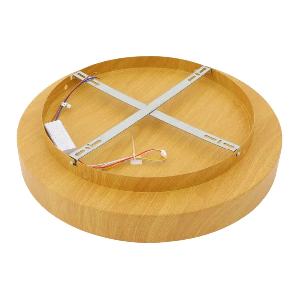Modern LED Wood Grain Ceiling Light, 36W Flush Mount Lamp for 10-20m² Rooms - Image 10