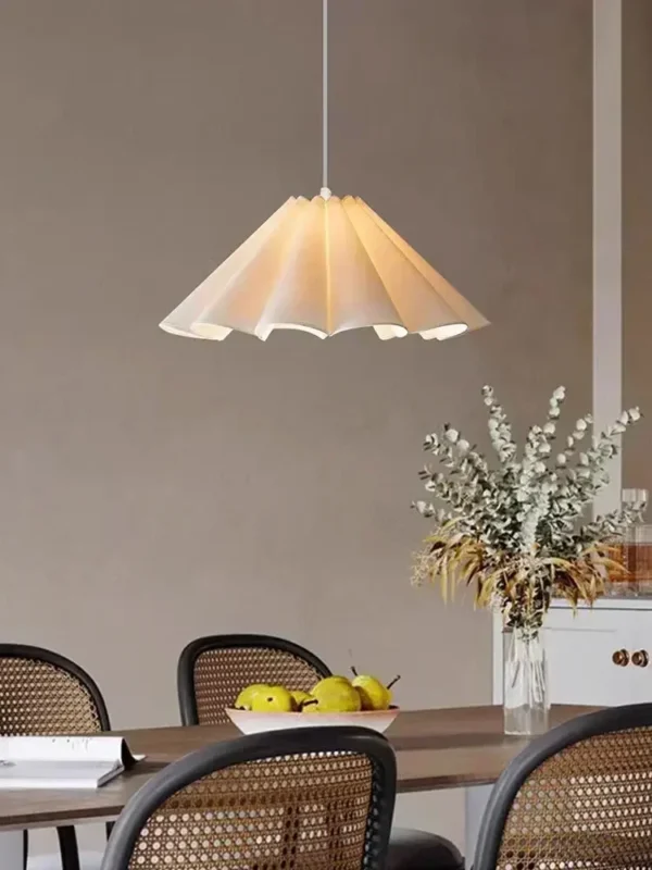 Cream Chandelier LED Pendant Light for Living Room & Bedroom - Image 4