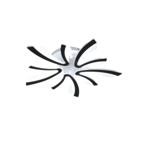 Modern LED Acrylic Ceiling Light – Dimmable Chandelier Fixture