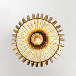 Vintage Flush Mount Pendant Light – Single E26 Ceiling Lamp - Image 10