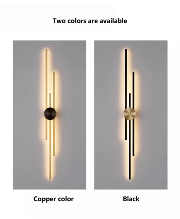 Modern LED Long Wall Lamp – Living Room & Bedroom Sconce - Image 5