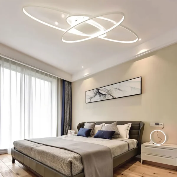 Modern Geometric Ceiling & Wall Lamp – Multifunctional LED Light Fixture - Image 5
