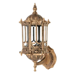 Vintage Copper Outdoor Wall Lamp – No Bulb