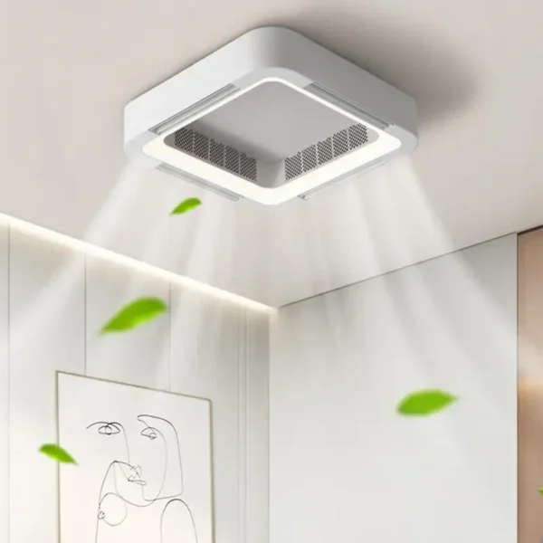 Modern Smart Ceiling Fan Lamp with LED Light & Remote Control - Image 2