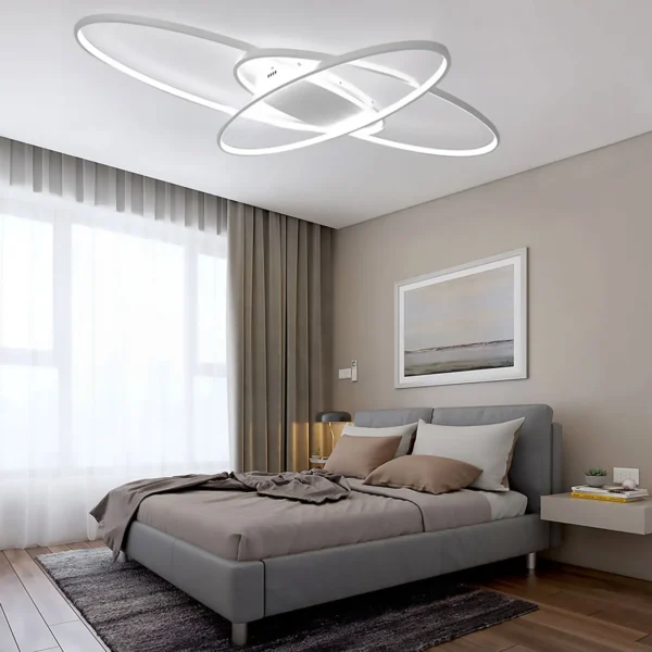 Modern Geometric Ceiling & Wall Lamp – Multifunctional LED Light Fixture - Image 3