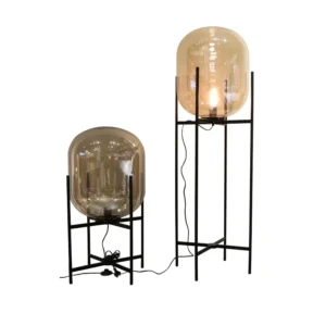 LED Glass Ball Floor Lamp – Modern Decorative Light