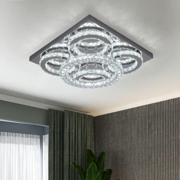 K9 Crystal Pendant Light for Living & Dining Room - Image 3