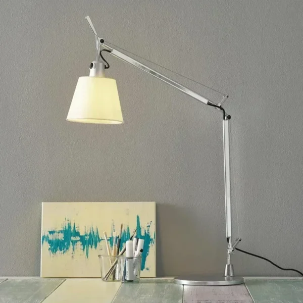 Italian Rocker Arm LED Floor Lamp – Adjustable Reading & Sofa Light - Image 4
