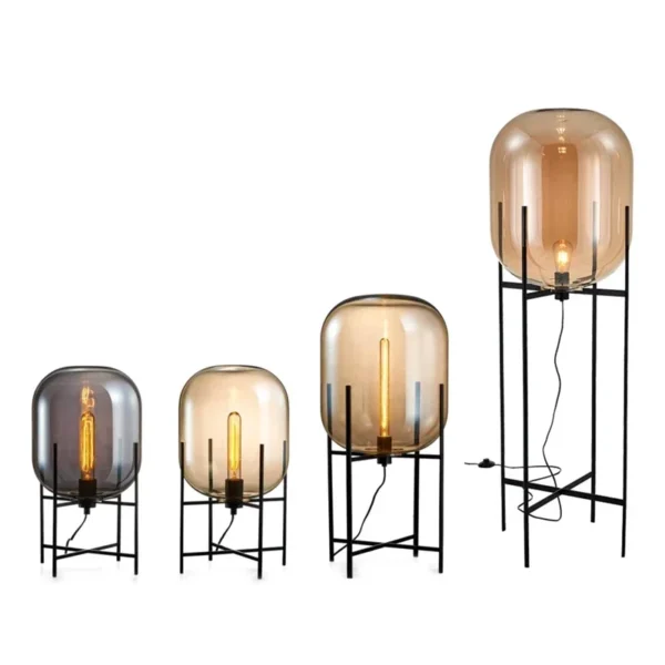 LED Glass Ball Floor Lamp – Modern Decorative Light - Image 5