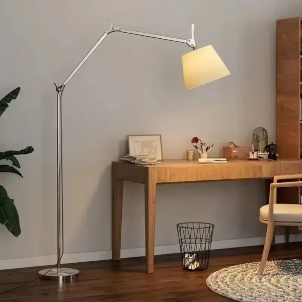 Italian Rocker Arm LED Floor Lamp – Adjustable Reading & Sofa Light - Image 6