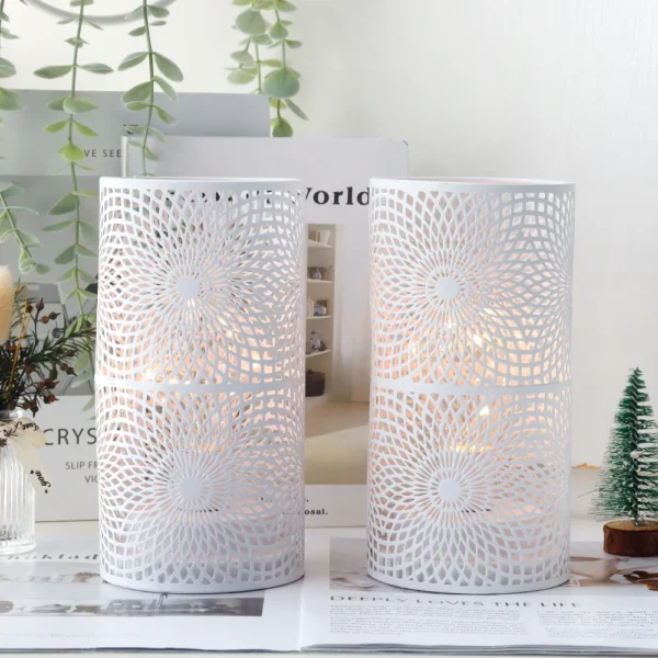 Modern Nordic Cylinder Table Lamp Set – Battery Powered LED - Image 5