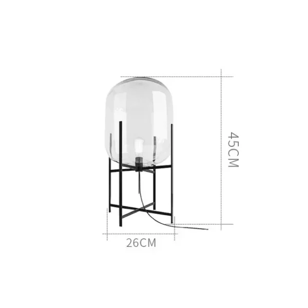 LED Glass Ball Floor Lamp – Modern Decorative Light - Image 13