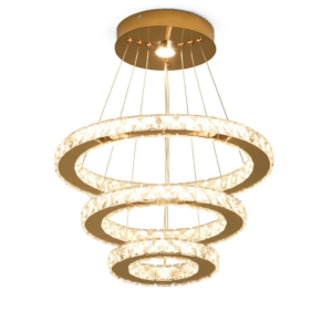French Luxury Crystal LED Chandelier for Living Room & Hall