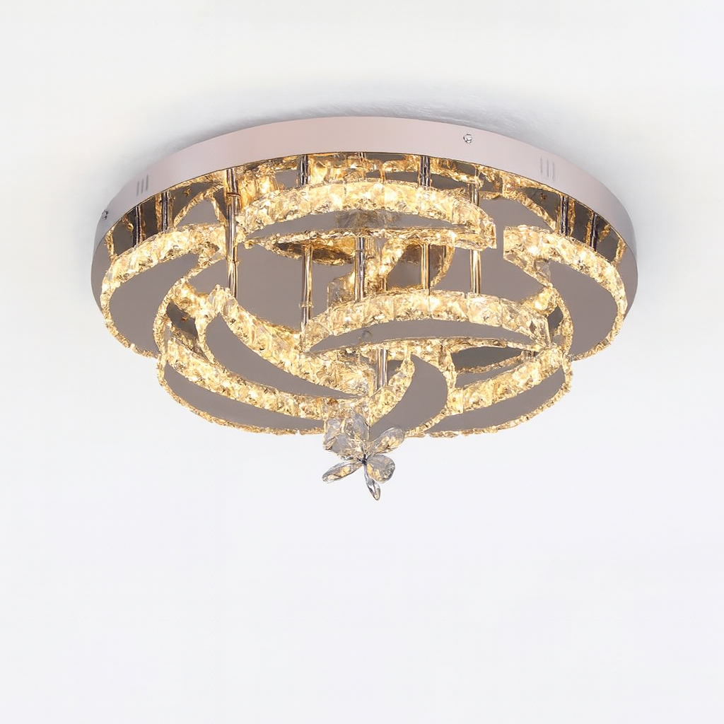 VETRULUS Luxury K9 Crystal LED Chandelier – Modern Ceiling Light
