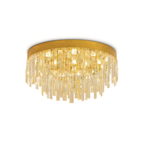 Modern Gold Crystal Ceiling Chandelier for Home Decor