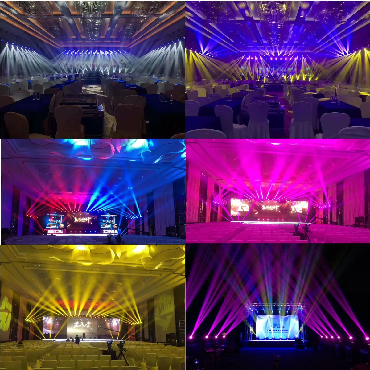 Mini 200W LED Moving Head Beam & Spot – 2PCS with Gobos & Prisms - Image 14