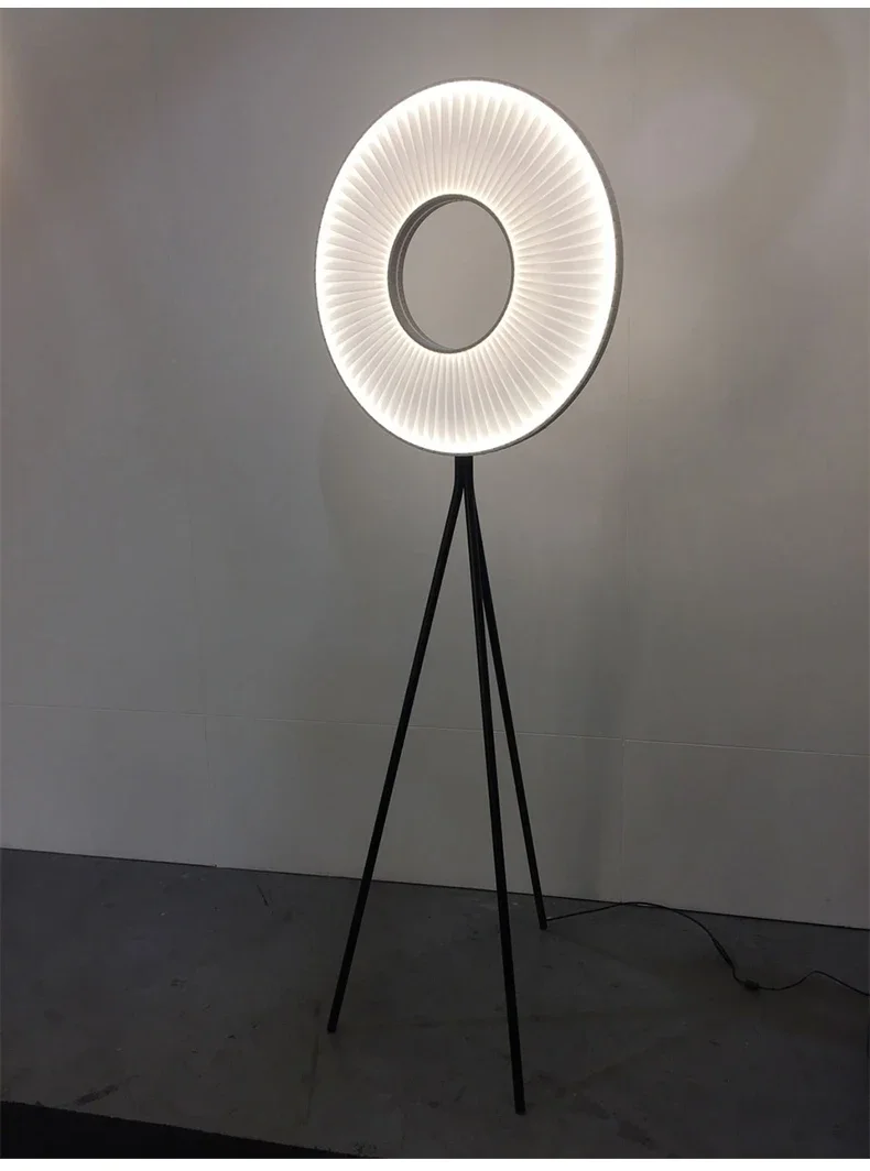 Minimalist Nordic Pleated Fabric Floor Lamp - Image 14