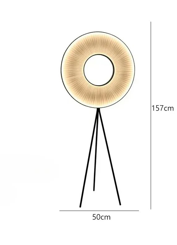 Minimalist Nordic Pleated Fabric Floor Lamp - Image 13