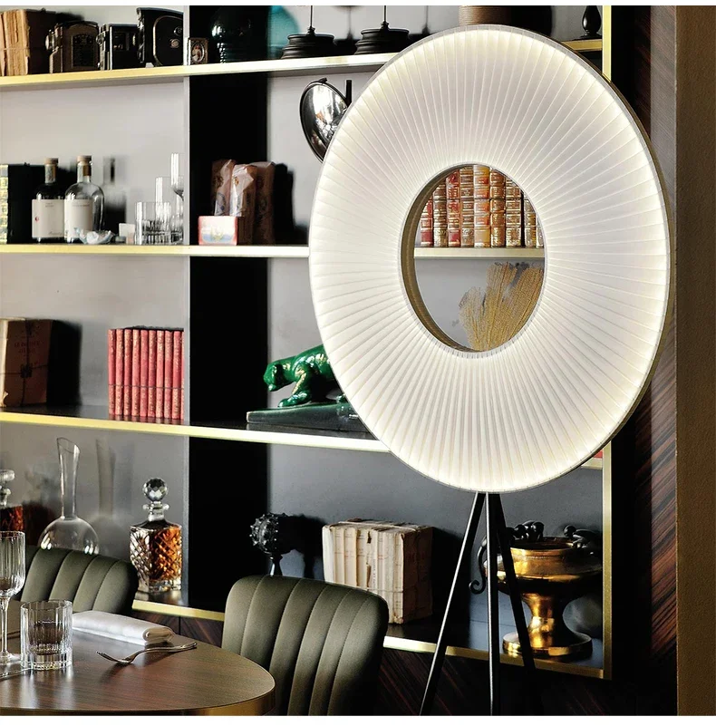 Minimalist Nordic Pleated Fabric Floor Lamp - Image 22