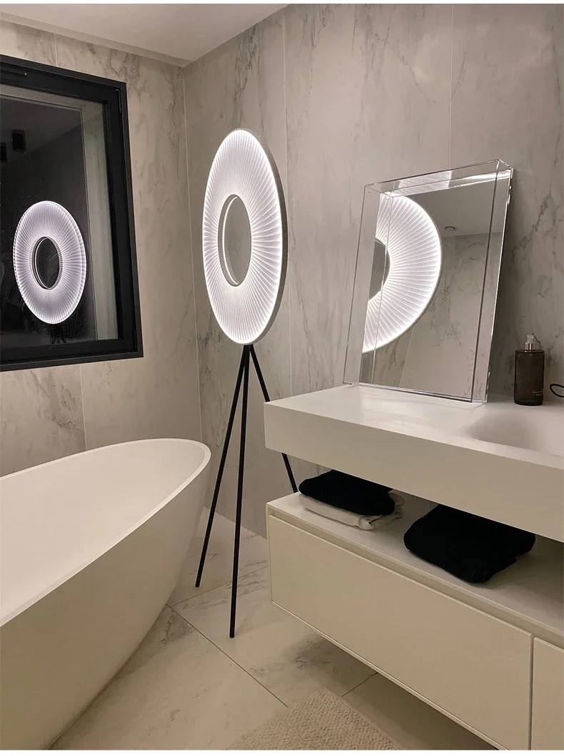 Minimalist Nordic Pleated Fabric Floor Lamp - Image 16