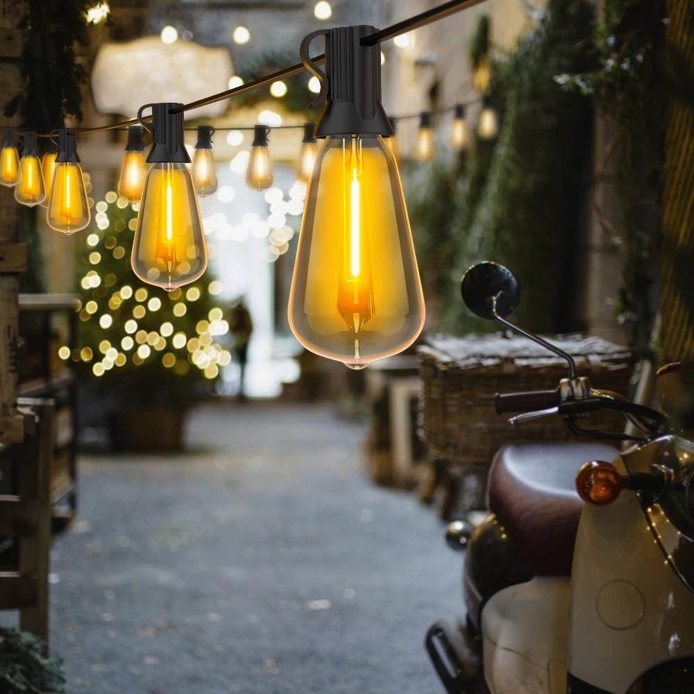 Outdoor ST38 LED String Light Set – Garden, Patio & Wedding Decoration - Image 14