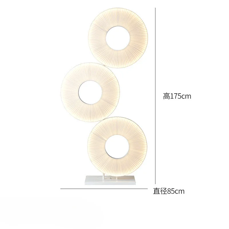 Minimalist Nordic Pleated Fabric Floor Lamp - Image 11