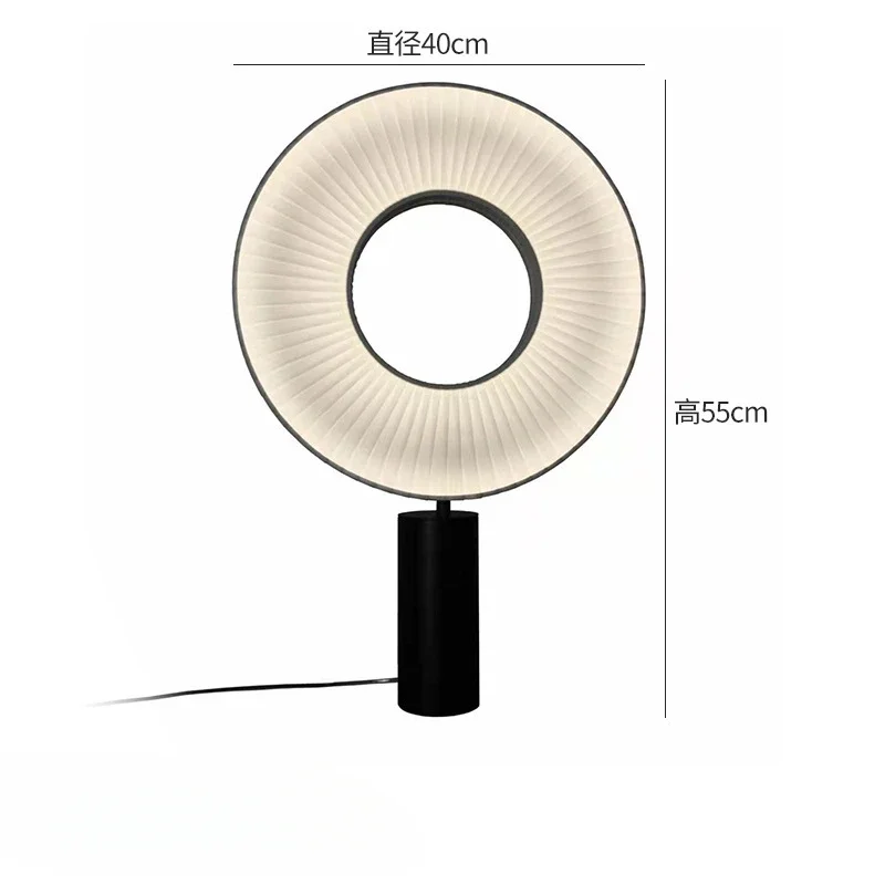 Minimalist Nordic Pleated Fabric Floor Lamp - Image 8