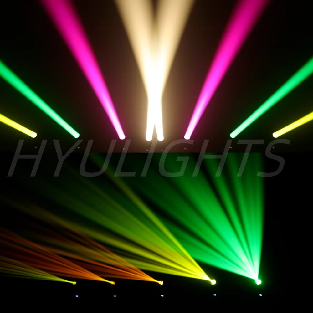 Mini 200W LED Moving Head Beam & Spot – 2PCS with Gobos & Prisms - Image 12